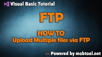 How to Upload Multiple files via FTP - Visual Basic