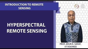Hyperspectral Remote Sensing