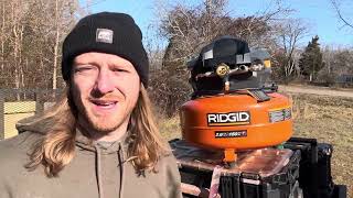 RIDGID Compressor & Nail Gun Walkthrough