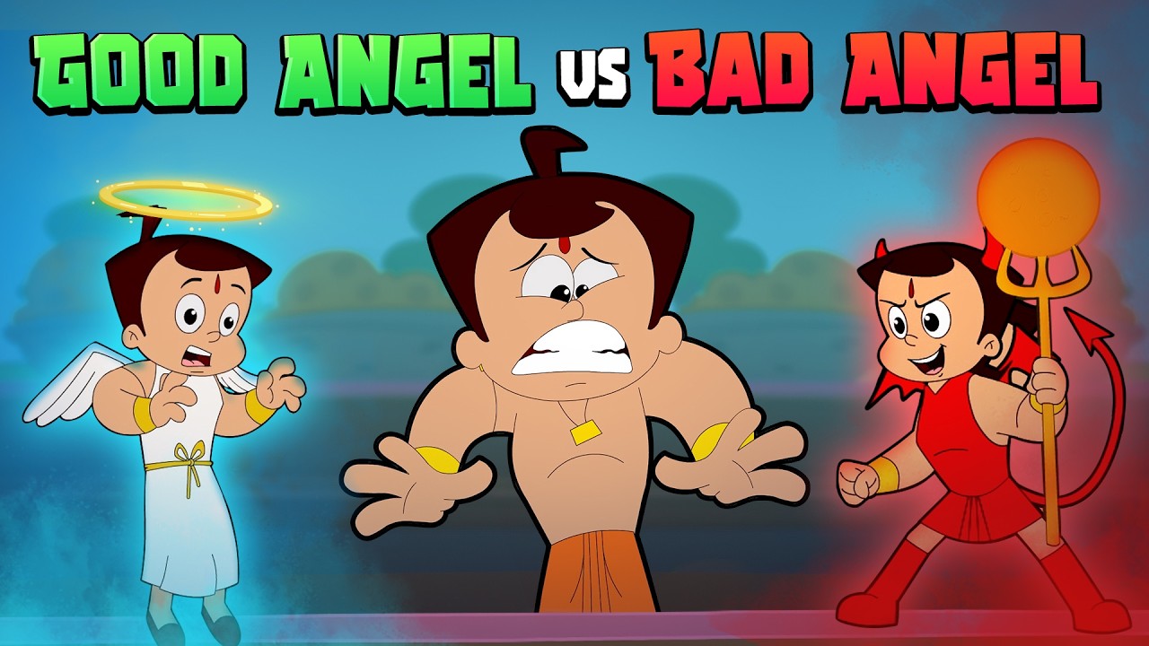 Chhota Bheem - Good Angel VS Bad Angel | Funny Kids Cartoons | Videos in Hindi