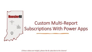 Custom Multi-Report Subscriptions with Power Apps and Power Automate