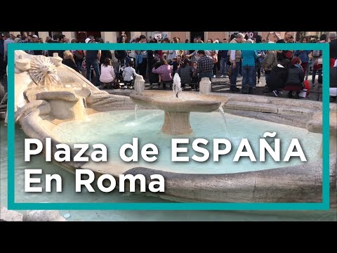 Vídeo: Roma Plaza De España Bien Turístico