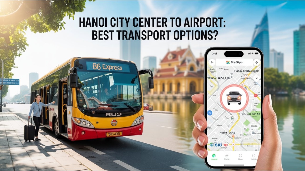 Из центра Ханоя в аэропорт: лучшие варианты транспорта? | Автобус 86, Grab, такси 🇻🇳