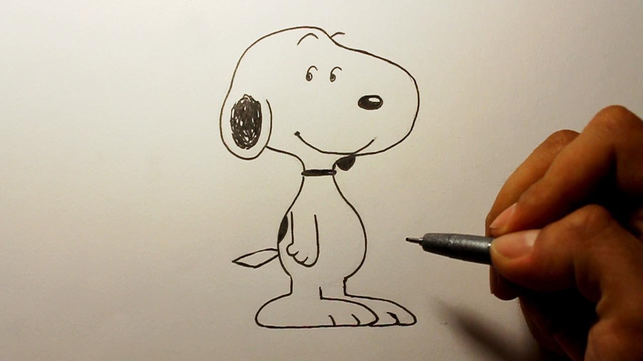 Wie Zeichnet Man Snoopy Peanuts Zeichen Tutorial Youtube