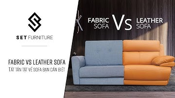 Sofa Da vs Sofa Vải: Loại nào tốt hơn ???