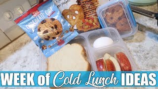 Lunch Meal Prep | Cold Lunch Ideas | Packed Lunches