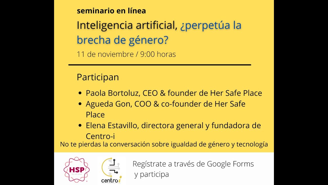 Inteligencia Artificial ¿perpetúa la brecha de género? - YouTube