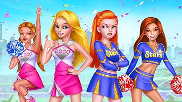Cheerleader Dance Off Squad of Champions - Ice Princess Dancing and Makeup Games for Girls