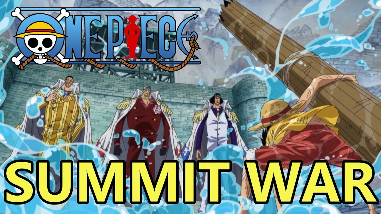 Summit War Whitebeard Pirates vs Marine Save Ace One Piece Recap