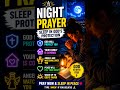 🌙 Don't Sleep Without This Prayer! 🙏#NightPrayer #PrayerBeforeSleep