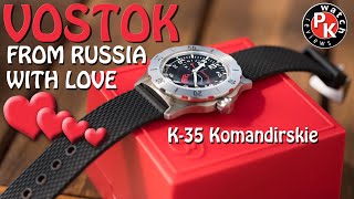: Russia's Gift To The World Vostok K-35 Komandirskie