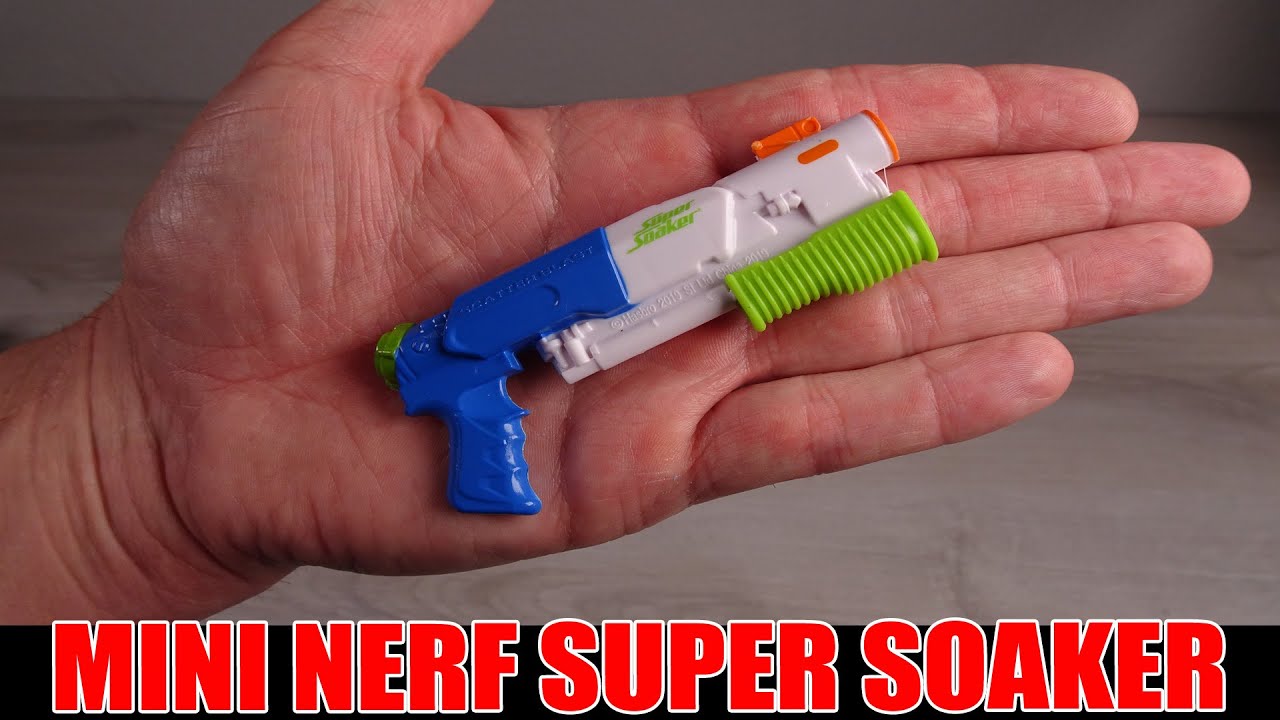 WELTWEIT KLEINSTE NERF SUPER SOAKER WASSERPISTOLE [Vorstellung