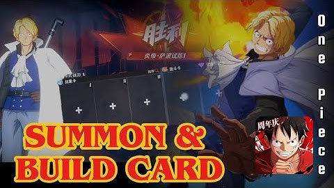 SUMMON & BUILD CP THE FLAME EMPEROR SABO | One Piece Fighting Path ##onepiece #opfp #gameplay