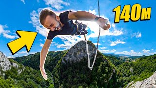 AM SARIT DE LA 140 DE METRI *BUNGEE JUMPING*