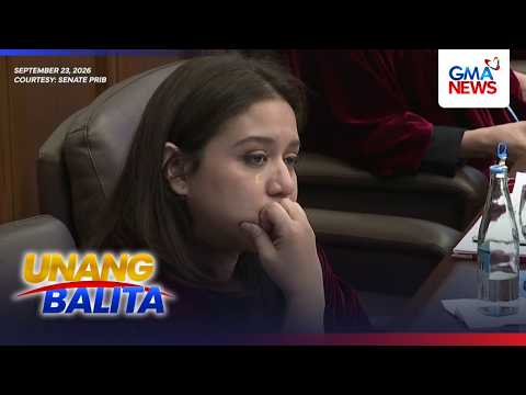 Sen. Camille Villar, naging emosyonal sa pahayag ni Sen. Erwin Tulfo... | Unang Balita
