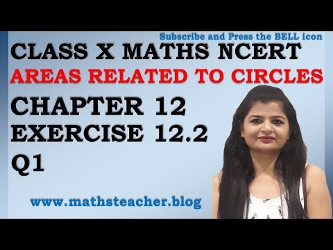 Chapter 12 Areas Related To Circles Ex 12.2 Q1 Class 10 Maths
