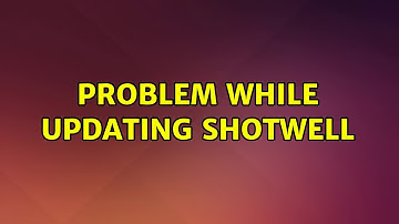 Ubuntu: Problem while updating shotwell