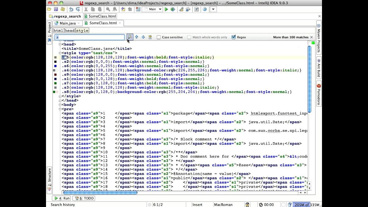 Regexp matching and clipboard comparison