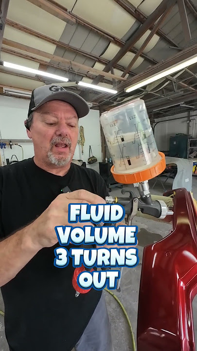 GUN SETTING guide When spraying automotive CLEAR COAT
