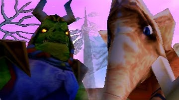 Dinosaur Planet (REAL N64) SPARSE1F - GARUNDA TE CUTSCENE (DINOMOD ENHANCED)