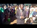 President Mulyokela at Mukwas registration centre - Kanyama on 14/11/20