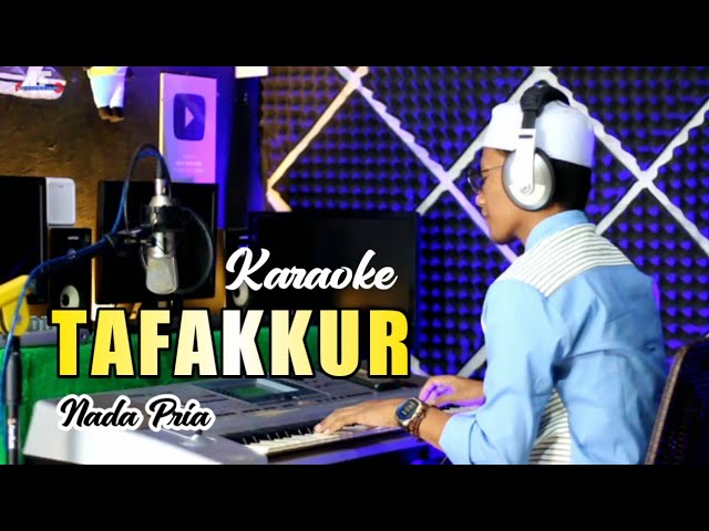 Karaoke Sholawat Langitan || TAFAKKUR Nada Pria class=