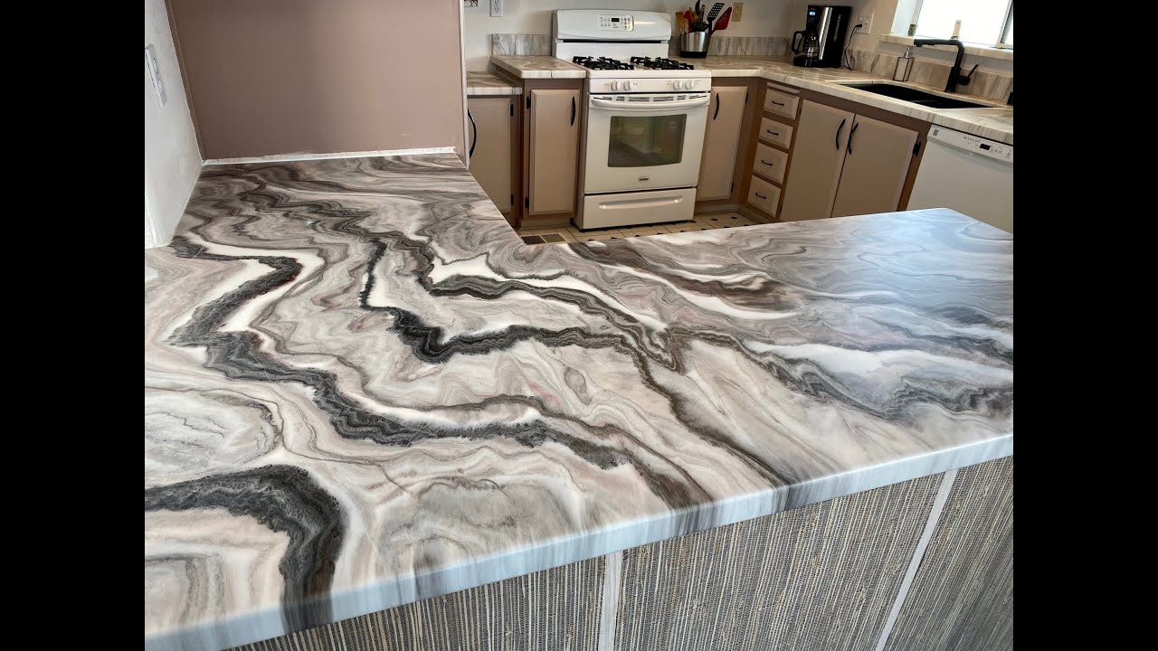 MAUVElous Epoxy Kitchen Countertops