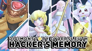 Digimon Story : Cyber Sleuth Hacker's Memory - All Rookie Digimon Special Attacks \& Victory Poses!