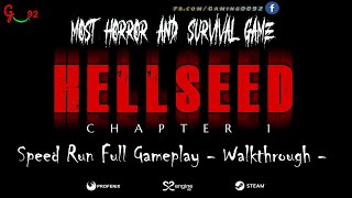 Speedup Hellseed Chapter 1 Indie Horror And Survivor Game No Commentary Hellseed Speed Run Youtube