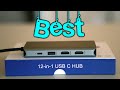 USB Type-C Hub Review: Elecife 12-in-1 with Dual 4K HDMI supporting 4K@60Hz: Best home-office setup!