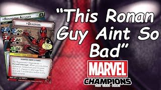 Marvel Champions Deadpool Beats Ronan in 2 Turns