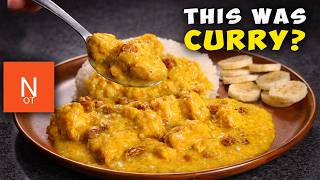 RAJ CURRY 1970s British School Dinner Style