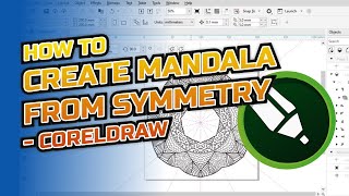 How to Create Mandala from Symmetry - CorelDRAW 2019