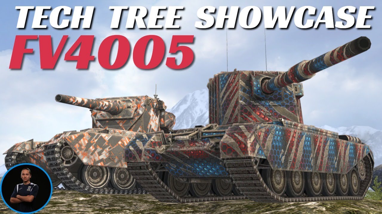 Fv4005 Showcase Wot Blitz Youtube