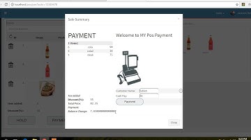 PHP pos system with demo
