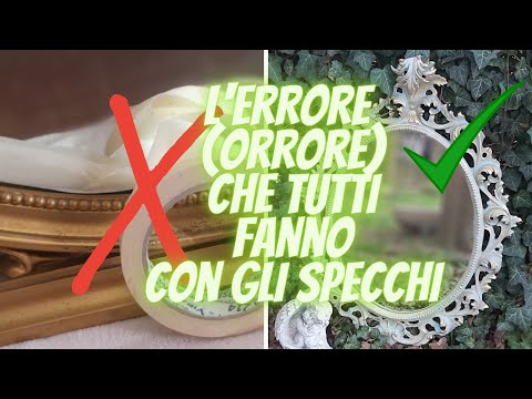 Video: Come invecchiare uno specchio - diversi modi efficaci