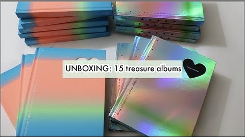 ☆UNBOXING: *15* TREASURE (트레저) The First Step: Chapter 2 ALBUMS☽
