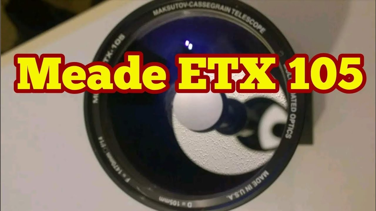 Amazing Meade ETX 105 Maksutov Telescope on SKYTEE2 AltAzimuth Mount
