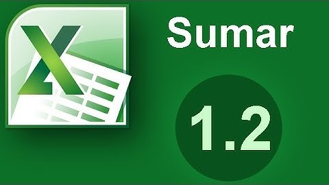 Tutorial Excel (Cap. 1.2) Sumar. Conocimientos básicos.