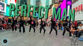 [KPOP IN PUBLIC TIMES SQUARE] BTS - Perfect Man Cover (Original by SHINHWA) Resimi