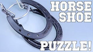 A Puzzle Made From Horse Shoes!