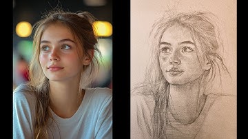 How to Draw a Portrait for Beginners: Step-by-Step Process A Unique & Simple Method
