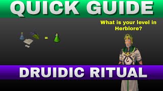[RS3]: Druidic Ritual Quick Quest Guide - 2020