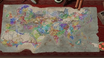 CK3 Timelapse but its counties only at start