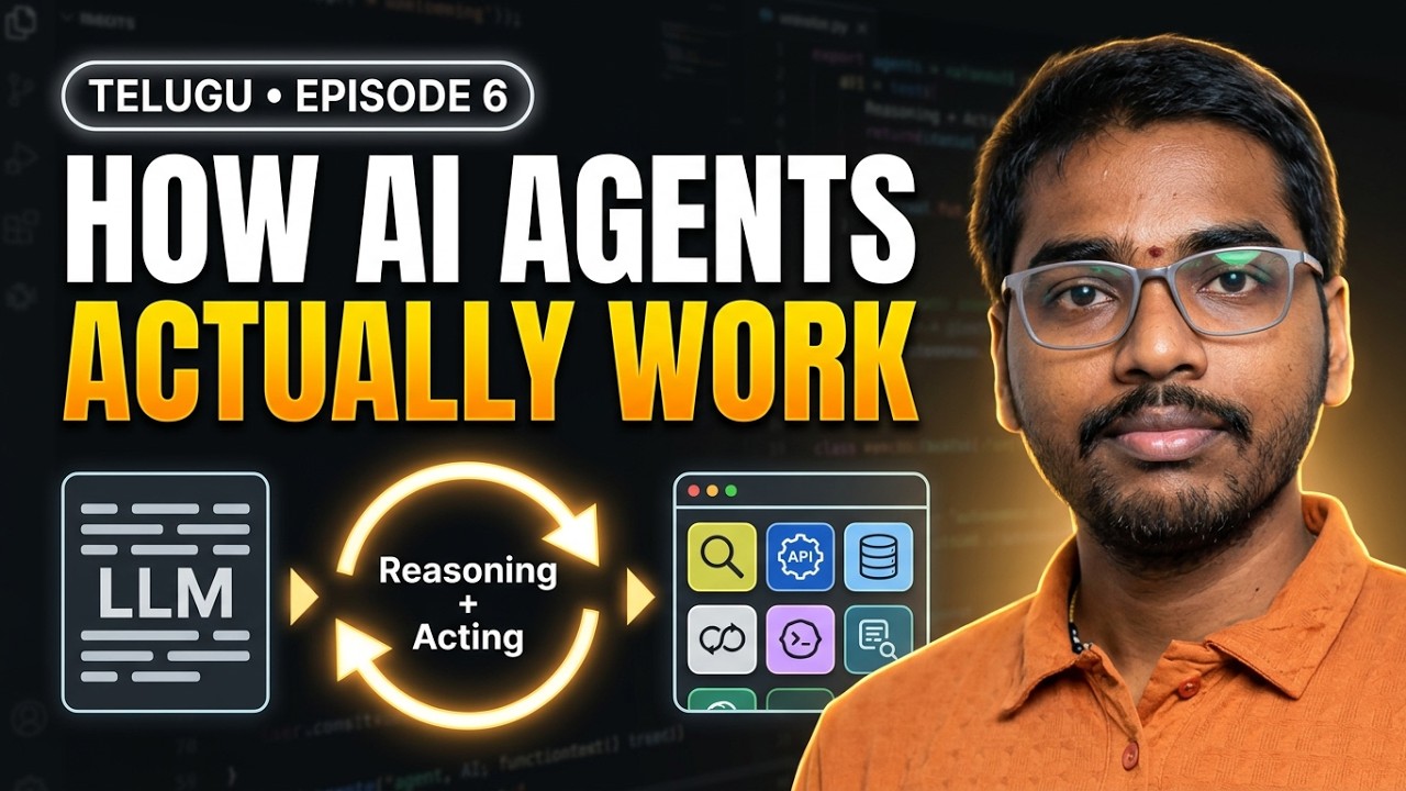 Episode 6: Turn an LLM into an AI Agent Using the ReAct Loop - YouTube
