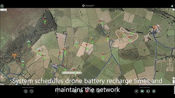 Mesh networks with drone fleets