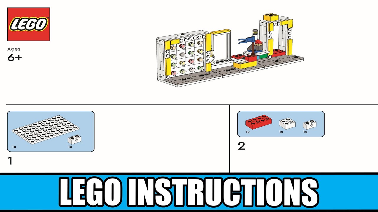 LEGO Store Minifigure Stand LEGO instructions