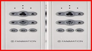 Fanimation CR500 Ceiling Remote with Receiver Non Reversing Fan Speed, Gray WhiteBlack