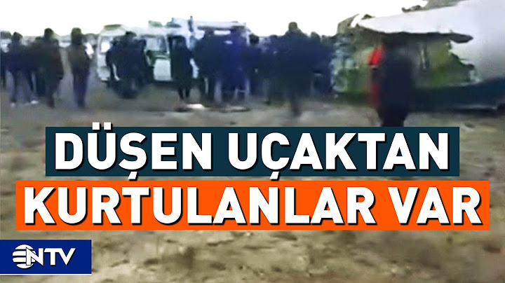Kazakistan'da Düşen Yolcu Uçağından Kurtulanlar Var | NTV