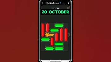 Hamster Kombat Mini Game Puzzle 20 October Today